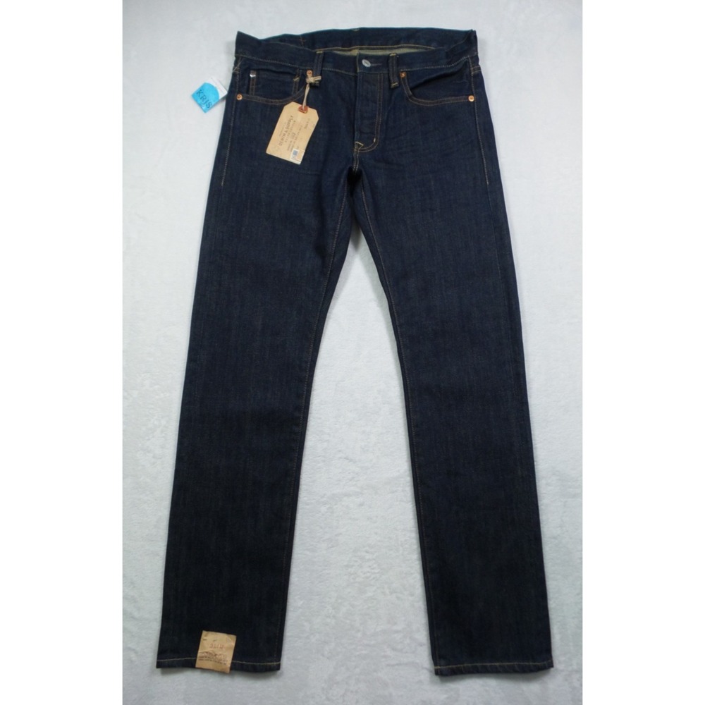 Ralph Lauren Denim & Supply Jeans Mens Size 30 x 30 Blue Slim Fit Button Fly NWT